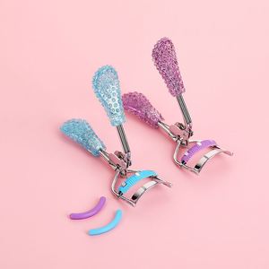 Stainless Steel Non-slip Eyelash Curling <b>Clip</b> Tweezers <b>Clip</b> False Eyelashes Auxiliary Beauty Makeup Tools - Product Image 1