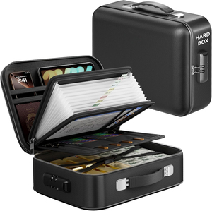 Chống cháy hộp tài liệu trường hợp khó khăn chống cháy hộp với khóa xách tay cứng-shell chống cháy khả năng chịu nước - Product Image 1