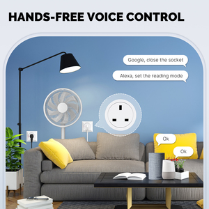 Tuya Wifi thông minh Anh ổ cắm 16A điều khiển từ xa cắm làm việc với Alexa Google trợ lý ứng dụng điều khiển - Product Image 5