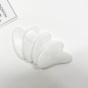 Factory Wholesale Natural Beauty Xiuyan Jade Guasha Tool for Face - Product Image 2