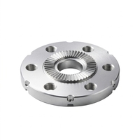 Support d'outils en acier inoxydable usiné CNC à dents, plaque de fixation à mâchoires, finition satinée brossée pour une fixation de précision