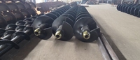 Outils de forage de fondations à pieux CFA de marque SY pour plateformes de forage rotatives OEM, tarière spirale continue pour sols/argiles Q345B haute performance