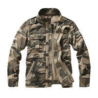 Manteau d'hiver pour hommes motif camouflage lapin fermeture éclair avant Logo-une génération cheveux à la mode coton robe veste résistant à l'usure