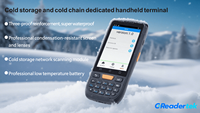 PDA robuste IP66 avec clavier complet, Android 12, longue autonomie, NFC, en stock pour la logistique de la chaîne du froid, la collecte de données en entrepôt frigorifique