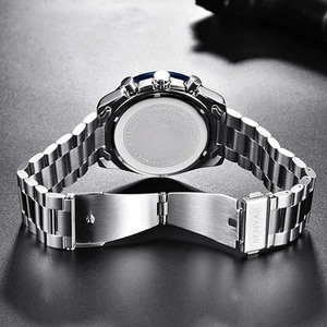 Relojes de Cuarzo de Diseño Casual de 45 mm, Cronógrafo con Fecha, Movimiento Japonés, Resistentes al Agua 30 m, Luminosos, para Hombre - Product Image 6