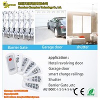 ANNTEM Télécommande sans fil 433 MHz à 3 boutons pour interrupteur lumineux, code d'apprentissage EV1527, émetteur porte-clés pour ouvre-porte de garage