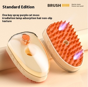 Cepillo de agua 3 en 1 para mascotas, peine de pelo suave para perros, cepillo de vapor para gatos, masaje para gatos, baño y limpieza - Product Image 5