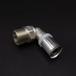 <span class=keywords><strong>Raccord</strong></span> de tuyau de presse coudée à filetage mâle en laiton pour Pex Al Pex chauffage au sol à eau chaude matériau de haute qualité - Product Image 3