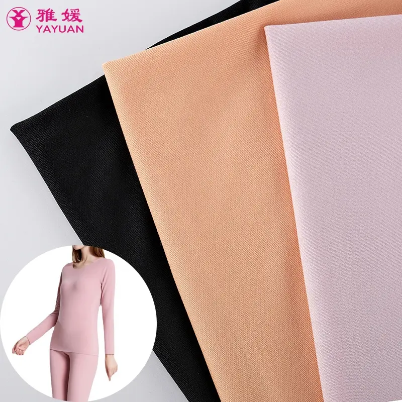 Tessuto di seta del latte traspirante elasticizzato di vendita diretta in fabbrica 91 poliestere 9 spandex sleepwear t-shirt tessuto a maglia