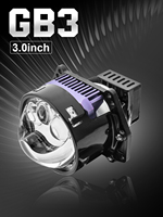 Phare de voiture LED universel VAHID Factory Direct 73W 9500LM avec lentille de projecteur Bi-LED et triple projection directe