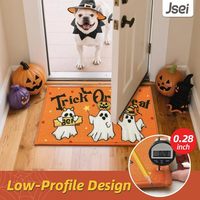 Geister-Halloween Getuftet Moderne Dekorative Türmatte Indoor Gruselige Eingangsmatte Rutschfeste Waschbare Eingangsbereich-Teppiche