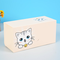 Boîtes rigides personnalisées pour cadeaux promotionnels publicitaires de dessins animés, avec gaufrage et impression sur papier recyclable