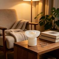 Diffuseur d'arômes en marbre naturel sculpté à la main de luxe, bol d'aromathérapie pour huiles essentielles, décoration de bureau, maison, hôtel