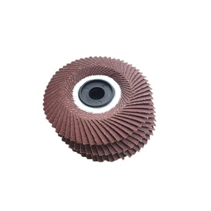 <span class=keywords><strong>Disco</strong></span> abrasivo <span class=keywords><strong>flexible</strong></span> de óxido de aluminio con aleta radial de 4 pulgadas de primera calidad para pulir y moler, personalizable OEM - Product Image 2