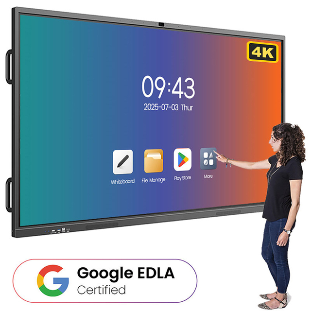 Wholesale 65 75 86 100 Inch LCD Panel WIFI PC Digital Display Touch Screen Monitor Interactive Whiteboard for School