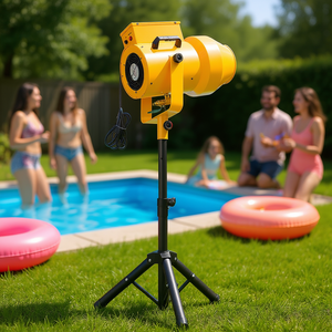 Cañón de Espuma para Fiestas, 1200 W, Enchufe de Plástico Amarillo, para Piscinas, Jardines, Eventos, Fiestas de Cumpleaños - Product Image 2