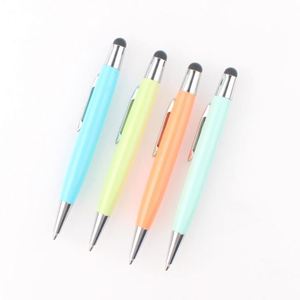 Best Wholesale Selling Metal Ball Pen With Stylus Screen Custom Logo Colored <b>Underlay</b> Printing for Ball Point Phone - Product Image 1