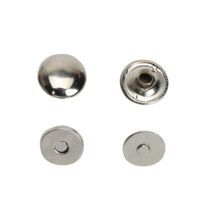 Bolso redondo de metal 18mm 14mm remache botón magnético tipo broche - Product Image 3