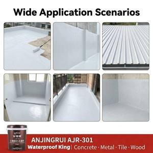 Revestimiento Impermeable <span class=keywords><strong>de</strong></span> Goma Líquida Blanca <span class=keywords><strong>de</strong></span> Alta Elasticidad, Anti-Grietas, <span class=keywords><strong>para</strong></span> Techos <span class=keywords><strong>de</strong></span> Hormigón y Metal, Paredes y Otros Materiales <span class=keywords><strong>de</strong></span> Impermeabilización - Product Image 3