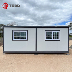 Maison conteneur préfabriquée de luxe en gros, mobile, pliable et extensible, de 40 et 20 pieds, en panneaux sandwich, pour bureaux, logements et ateliers - Product Image 5