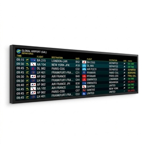 Écran LCD ultra large de 86 pouces pour l'affichage des informations de vol à l'aéroport et les informations pour les passagers du métro - Product Image 1