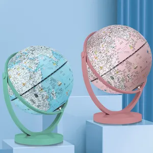 Smart Globe Adventure AR Educational World Geography Illuminated Globe Night Light world Desk Globe Lamp for Kids