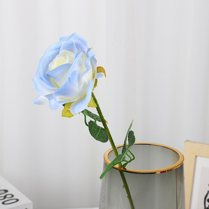 Ramo de Rosas Artificiales Multicolor de Alta Simulación para Decoración de Bodas y Hogar, Arreglo para Jarrón Grande - Product Image 4