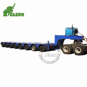 <span class=keywords><strong>Semirremolque</strong></span> Modular <span class=keywords><strong>de</strong></span> Acero para Carga Pesada, con Elevación y Dirección Hidráulicas, Multieje - Product Image 5