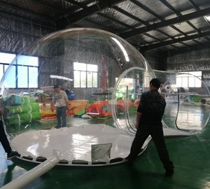Tente gonflable de dôme de bulle de transparence de haute qualité à vendre la <span class=keywords><strong>maison</strong></span> gonflable de ballons de bulle - Product Image 4
