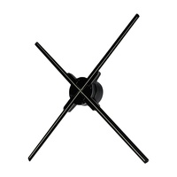 50cm Interactive 3D Holographic Fan Digital Signage Media Player pour la vente au détail Résolution 4K Max