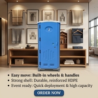 Toilettes portables à vendre, toilettes portables avec lavabo pour chantier, vente en gros, usine