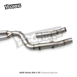 Tubo de Escape Catback Valvetronic para <span class=keywords><strong>BMW</strong></span> M340 M340i <span class=keywords><strong>M440</strong></span> M440i 3,0 T 2019-2023 Tuning Sistema de Escape de Acero Inoxidable - Product Image 2