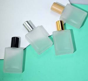 For Frosted 15ml Flat Glass Bottle with Fine Mist Sprayer Screen Printed LK Model Aluminum <b>Spray</b> Crown Cap Empty Stock Screw - Product Image 3