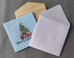 Tùy Chỉnh Thiết Kế In Ấn <span class=keywords><strong>2025</strong></span> Giáng Sinh Thẻ Với Ribbon Lễ Hội Nguồn Cung Cấp Có thể Ghi Lời Chào Giấy Cảm Ơn Gifting Thẻ - Product Image 5