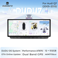 DUDUAUTO DUDU7 pour Audi Q7 2005-2015, écran de navigation GPS multimédia embarqué Android modifié spécifique à la voiture