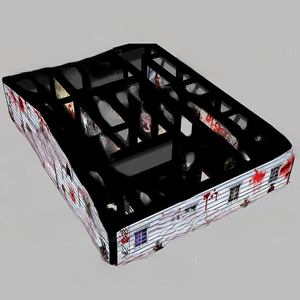Intérieur/extérieur personnaliser <span class=keywords><strong>Halloween</strong></span> festival <span class=keywords><strong>maison</strong></span> <span class=keywords><strong>hantée</strong></span> jeu pour les enfants jouant fête commerciale nouveau design labyrinthe gonflable - Product Image 2