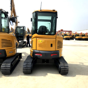Mini-excavatrice sur chenilles de 3 tonnes de marque supérieure, neuve, modèle XE27U, avec cabine climatisée, moteur haute performance et PLC. - Product Image 5