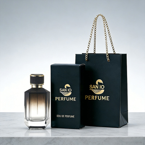 Botella <span class=keywords><strong>de</strong></span> <span class=keywords><strong>Perfume</strong></span> <span class=keywords><strong>de</strong></span> Vidrio Negro Degradado <span class=keywords><strong>de</strong></span> Lujo, Vacía, <span class=keywords><strong>con</strong></span> Tapa Magnética, 50 ml, 100 ml, Recargable, <span class=keywords><strong>con</strong></span> Atomizador, para <span class=keywords><strong>Hombre</strong></span> - Product Image 5