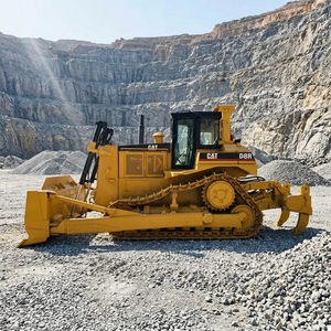 รถดันดินตีนตะขาบ Caterpillar D8R สีเหลือง เครื่องจักรงานก่อสร้าง - Product Image 1