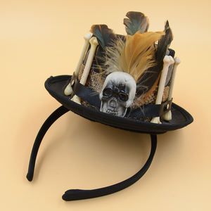 ชุดเทศกาลฮาโลวีนปี MH-3089,ชุดแฟนซีหมวกตลกแนวสตีมพังค์มินิที่คาดผม - Product Image 3