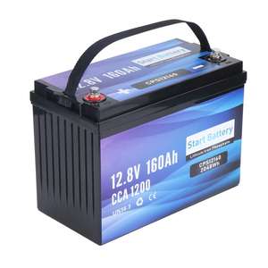 Batería de arranque y parada de servicio pesado de 12V 160Ah para camiones y vehículos comerciales AGM, fabricada por OEM ODM. - Product Image 2