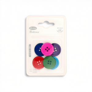 Bottoni Ilan 20Mm 6 Pezzi Multicolore 4 Fori - Product Image 1