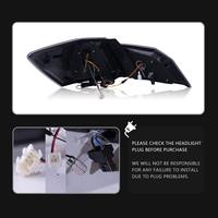 Led Tail Lights for Accord 2014-2015 9th Taillight Dragon-scale Led Taillights With Sequential Turn Signals