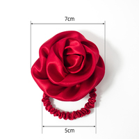 Cadeau de mariage de Noël pour la Saint-Valentin pour les idées d'invités Bandes de cheveux rouges pour femmes et filles