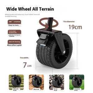 Nuovi Prodotti Ruvell Vendita Diretta Fabbrica Carrello da Campeggio Pieghevole da Esterno Carrello da Pesca Portatile Rimorchio da Picnic - Product Image 3