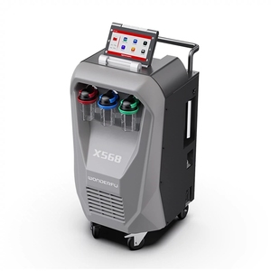 Máquina de Reciclaje, Llenado y Limpieza de Refrigerante para <span class=keywords><strong>Aire</strong></span> <span class=keywords><strong>Acondicionado</strong></span> de Automóviles, Totalmente Automática, Pantalla de 10 Pulgadas, X568, Equipo para Automóviles con Freón - Product Image 3