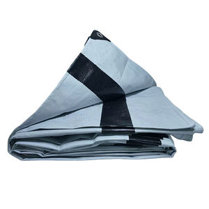 Bâche en polyéthylène PE multi-usages Xuda, modèle XD-PE-40598, noire, renforcée, industrielle, 4*5m, 3kg, 150gsm, résistante - Product Image 1