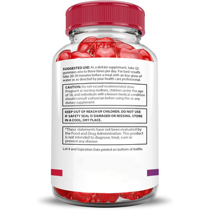 Keto ACV Gummies 2000MG Cuka Apel Diformulasikan dengan Bubuk Jus Delima dan Bit <span class=keywords><strong>B12</strong></span> Suplemen Vegan Non-GMO - Product Image 3