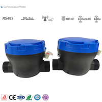 Medidor de agua ultrasónico Clase B LoRaWAN M-Bus RS485 Pulse IP68 MID CE ISO 4064 Medidores de flujo OEM