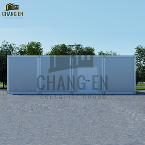 DYCE1 Maison préfabriquée en acier de luxe à structure plate, 3 chambres, cabine à double enveloppe, grande villa, bâtiment de bureaux, cantine, restaurant, hôtel - Product Image 2